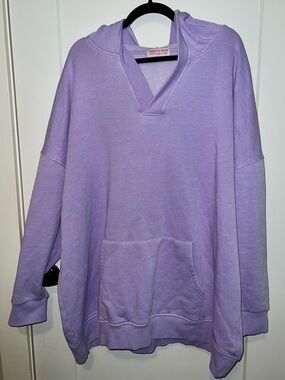 Discount Divas Lavender Oversized Hoodie with Kangaroo Pocket NEW WITHOUT TAGS